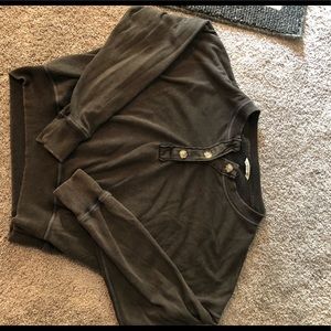 American eagle button sweater